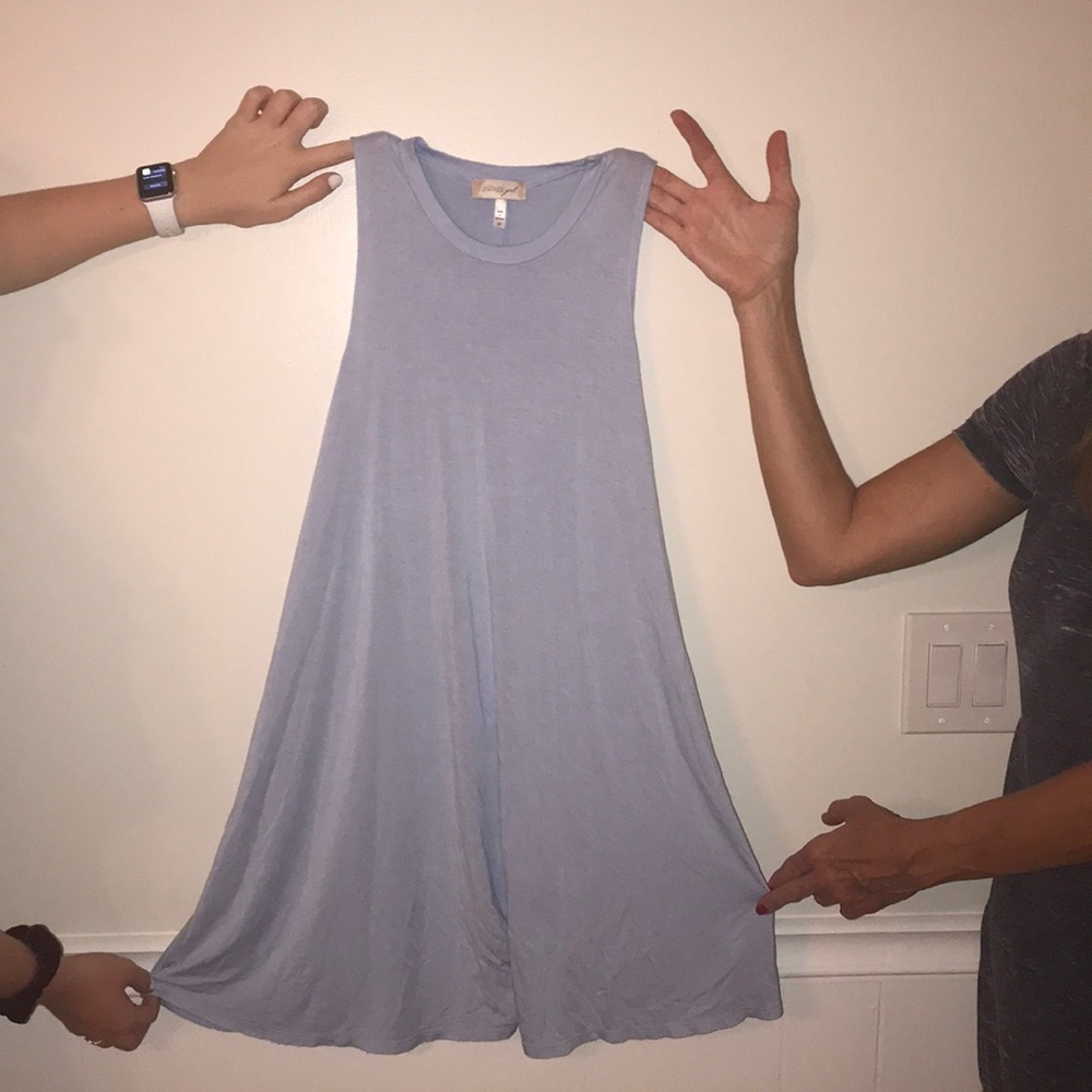 Girls blue a-line dress, new size 14/women’s xs